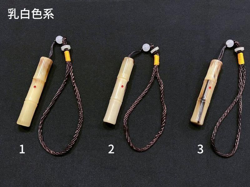 粉入れ 牛角製